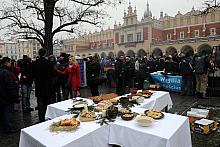 XVI Wigilia dla Osób Bezdomnych i Potrzebujących zorganizowana przez krakowskiego restauratora Jana Kościuszko