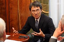 Tsutomu Otsubo, Prezes Toyota Motor Poland Co. Ltd. Sp. z o.o. z wizytą u Prezydenta
