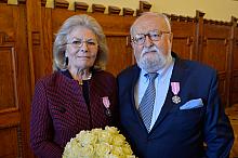 Wręczenie Medalu za Długoletnie Pożycie Małżeńskie Państwu Pendereckim