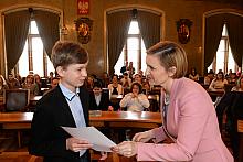 Uroczyste wręczenie nagród uczniom krakowskich szkół za osiągnięcia w olimpiadach