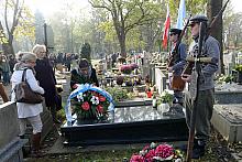 Uroczystości przy grobie kpt. Antoniego Stawarza