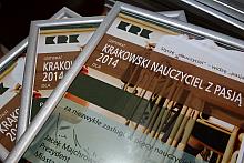 Uroczystość wręczenia certyfikatów  „Krakowski Nauczyciel z pasją 2014”