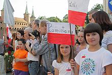 Uroczystości na Placu Matejki upamiętniające 69. rocznicę wybuchu Powstania Warszawskiego