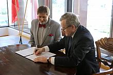 Uroczystość podpisania umów o dofinansowanie projektów Muzeum Historycznego Miasta Krakowa i Muzeum Inżynierii Miejskiej przez Ministerstwo Kultury i Dziedzictwa Narodowego