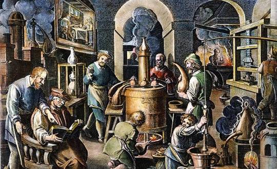 Renesansowi alchemicy wierzyli w regeneracyjne właściwości złota...