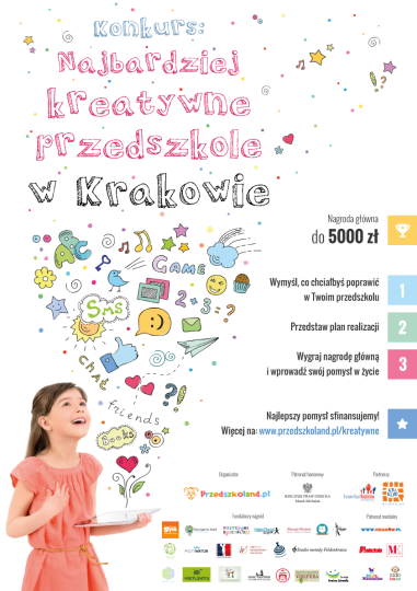 Kreatywne przedszkole - plakat