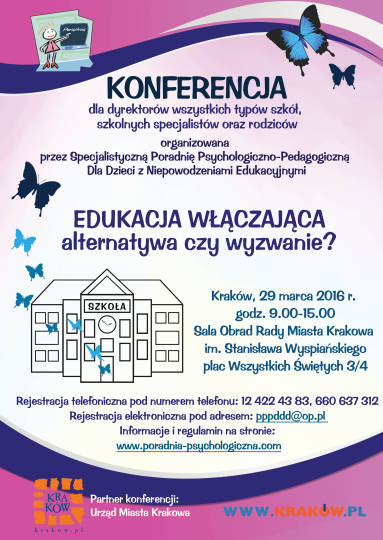 konferencja edukacyjna plakat