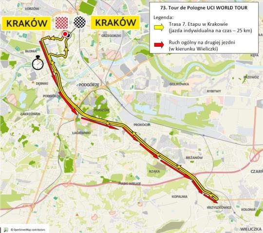 Tour de Pologne 2016 - mapa
