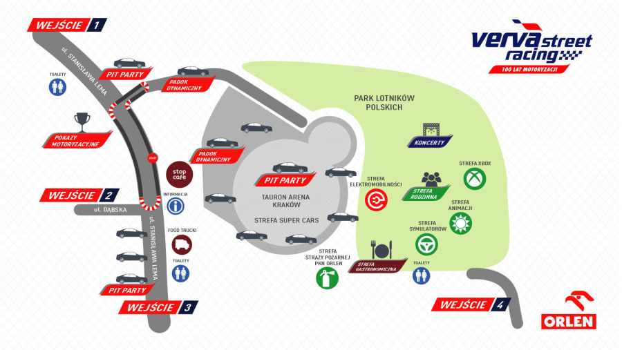 Verva Street Racing mapa
