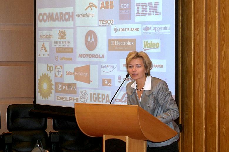 Między innymi zabierała głos Monika Piątkowska, dyrektor Wydziału Strategii i Rozwoju Urzędu Miasta Krakowa.
