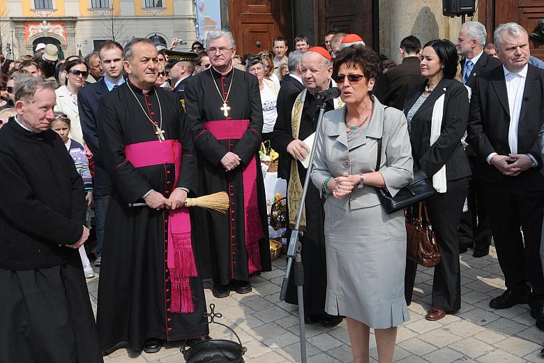 Zabrała głos również Przewodnicząca Rady Miasta Małgorzata Radwan-Ballada.