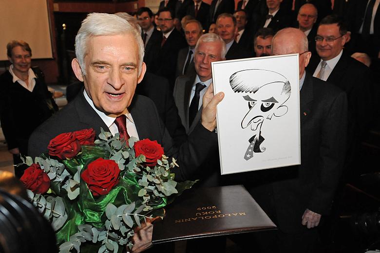 Prof. Jerzy Buzek, Przewodniczący Parlamentu Europejskiego, podczas uroczystości w Krakowie odebrał tytuł "Małopolanina Rok