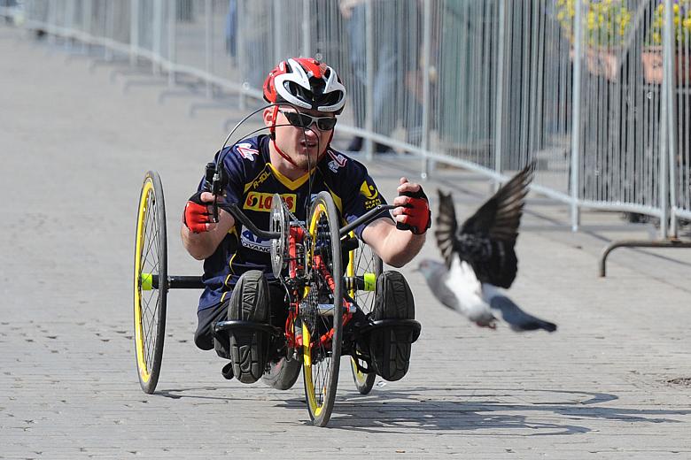 ...jest także największym maratonem pod względem udziału osób niepełnosprawnych.