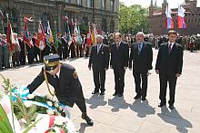 ... delegacja radnych Miasta Krakowa z Przewodniczącym Pawłem Pytko...