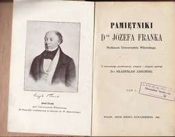 Józef Frank - pamiętniki