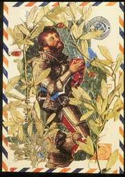 Kolaż Paradżanowa wysłany przyjacielowi w liście z zakładu karnego