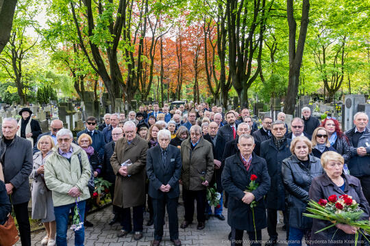 Pogrzeb prof. Hieronima Kubiaka na Cmentarzu Rakowickim