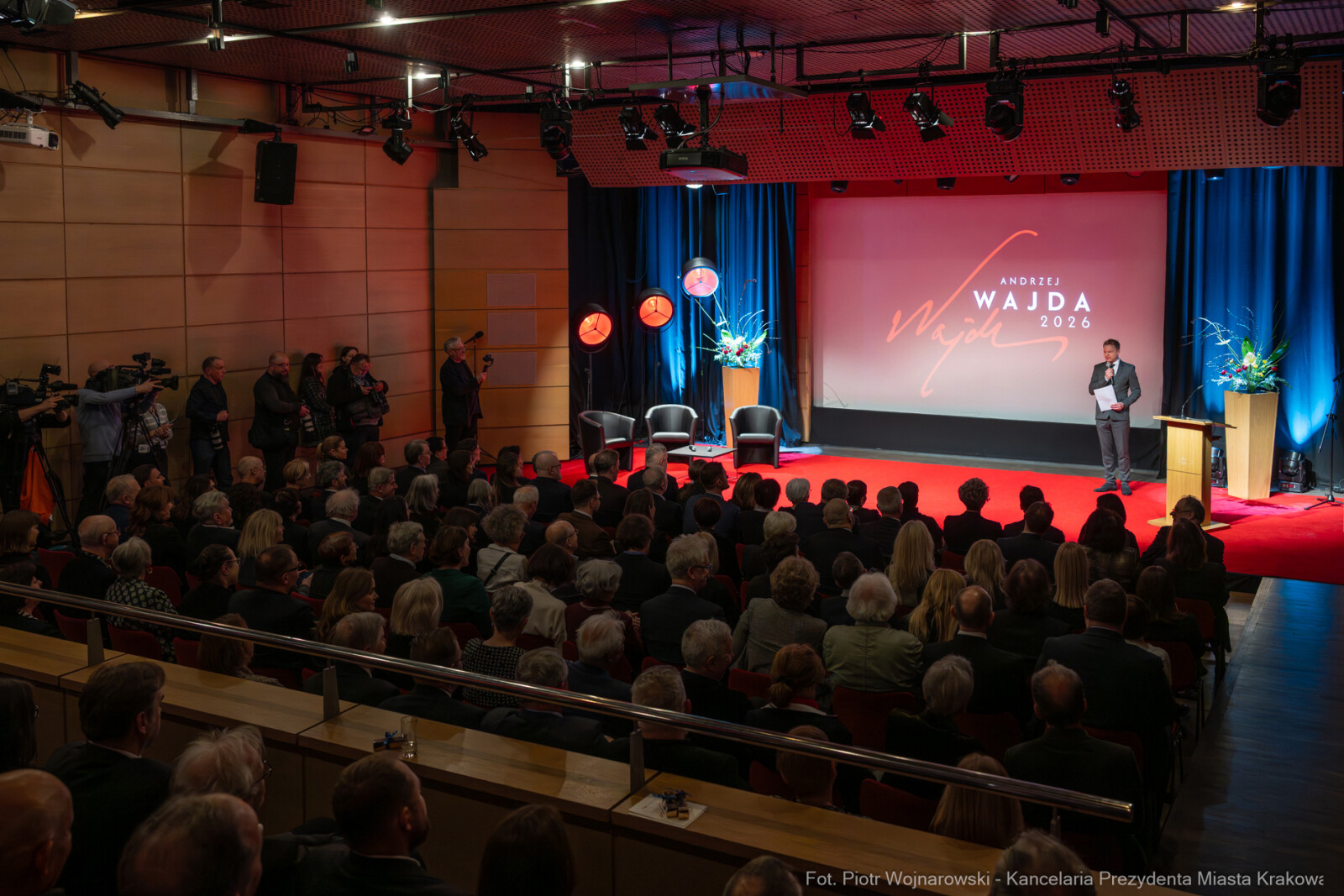 Rok Wajdy, Inauguracja, Manggha, Miszalski, Kidawa-Błońska, Cienkowska, Wałęsa  Autor: Piotr Wojnarowski