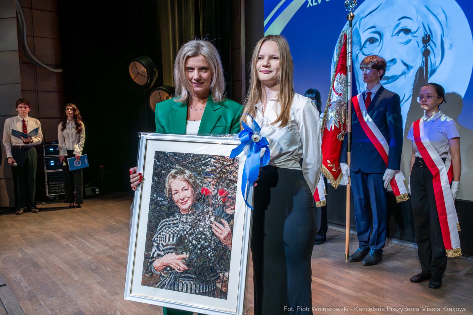 Miszalski, Klaman, Szymborska, nadanie imienia, XLV LO, Manggha, zdjęcia  Autor: Piotr Wojnarowski