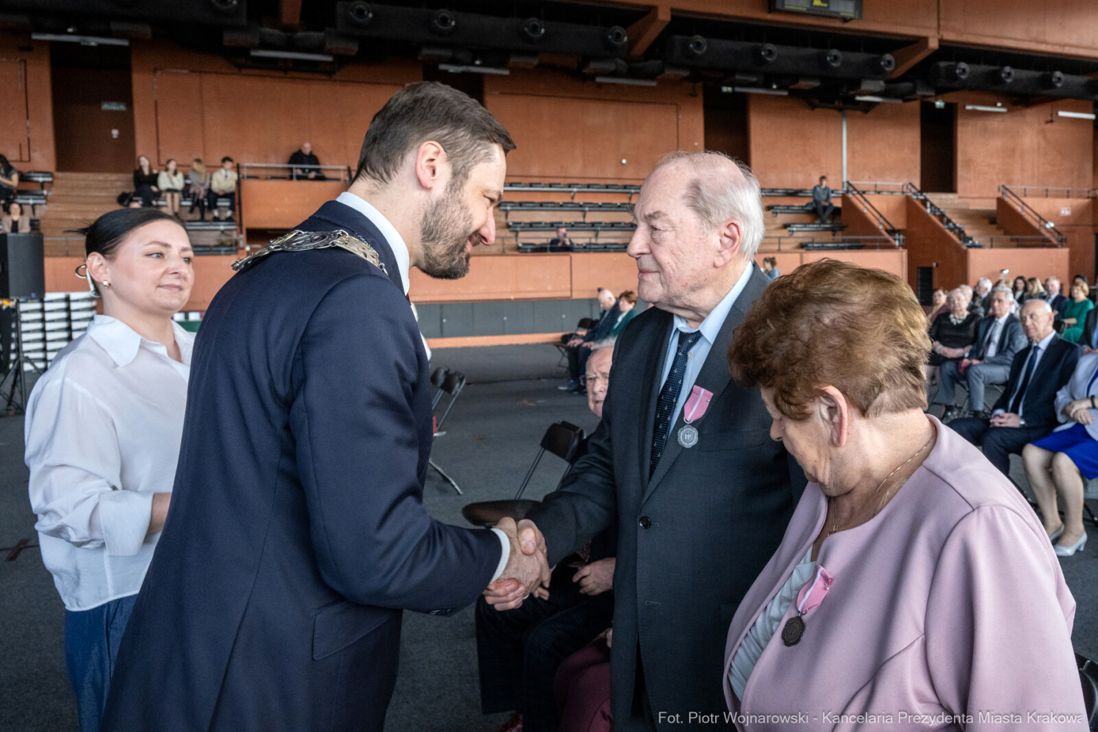 Miszalski, medale, seniorzy, Długoletnie Pożycie Małżeńskie, zdjęcia  Autor: Piotr Wojnarowski