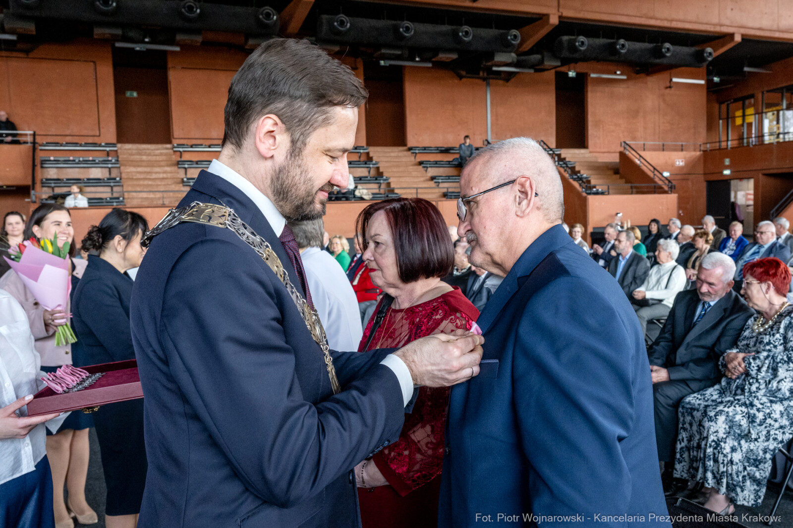 Miszalski, medale, seniorzy, Długoletnie Pożycie Małżeńskie, zdjęcia  Autor: Piotr Wojnarowski