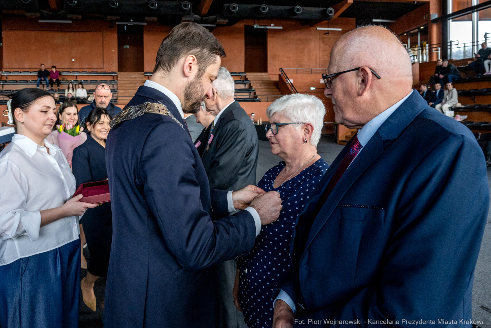 Miszalski, medale, seniorzy, Długoletnie Pożycie Małżeńskie, zdjęcia  Autor: Piotr Wojnarowski