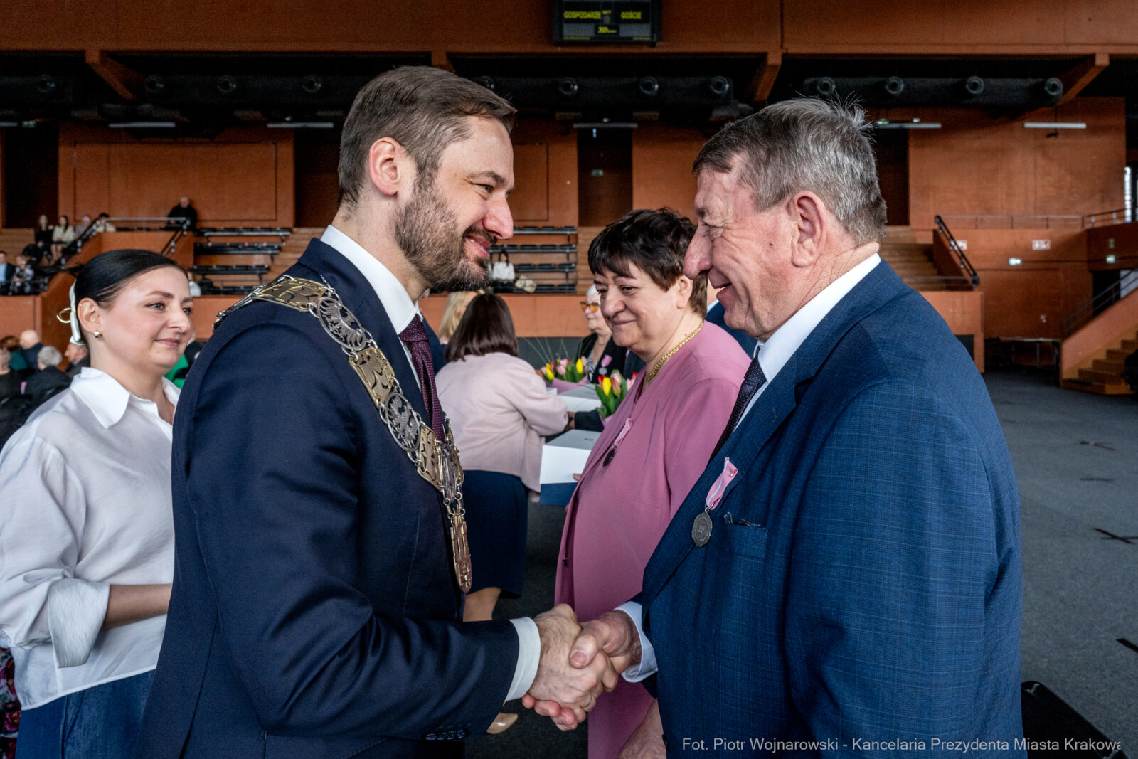 Miszalski, medale, seniorzy, Długoletnie Pożycie Małżeńskie, zdjęcia  Autor: Piotr Wojnarowski