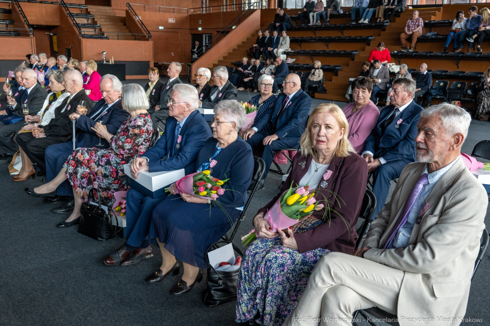 Miszalski, medale, seniorzy, Długoletnie Pożycie Małżeńskie, zdjęcia  Autor: Piotr Wojnarowski