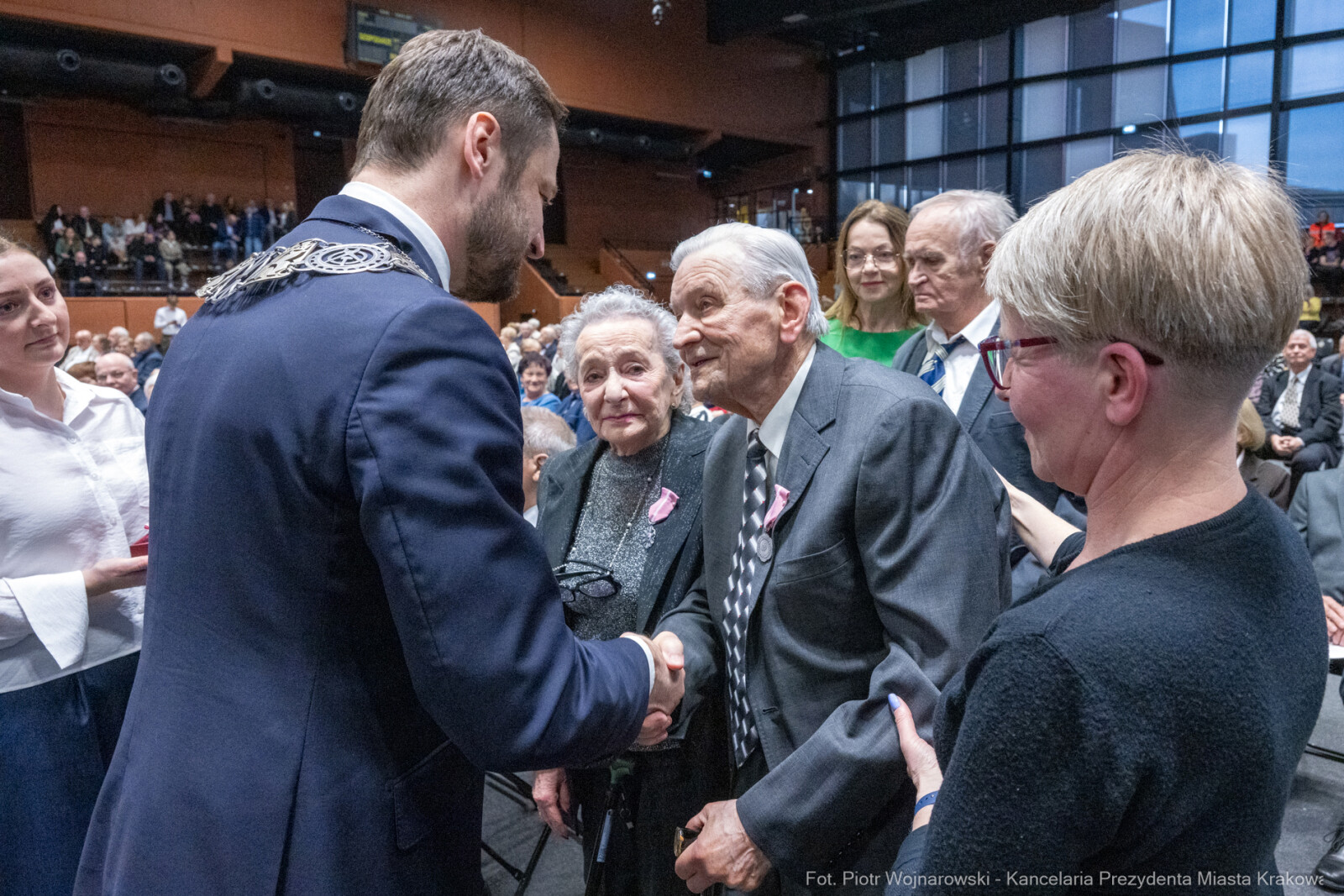 Miszalski, medale, seniorzy, Długoletnie Pożycie Małżeńskie, zdjęcia  Autor: Piotr Wojnarowski
