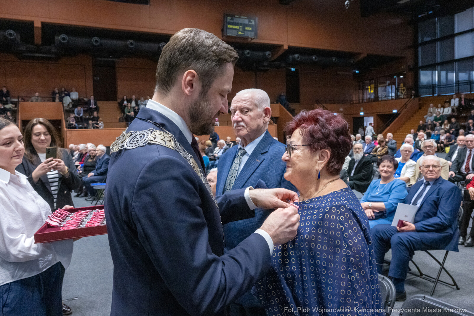 Miszalski, medale, seniorzy, Długoletnie Pożycie Małżeńskie, zdjęcia  Autor: Piotr Wojnarowski