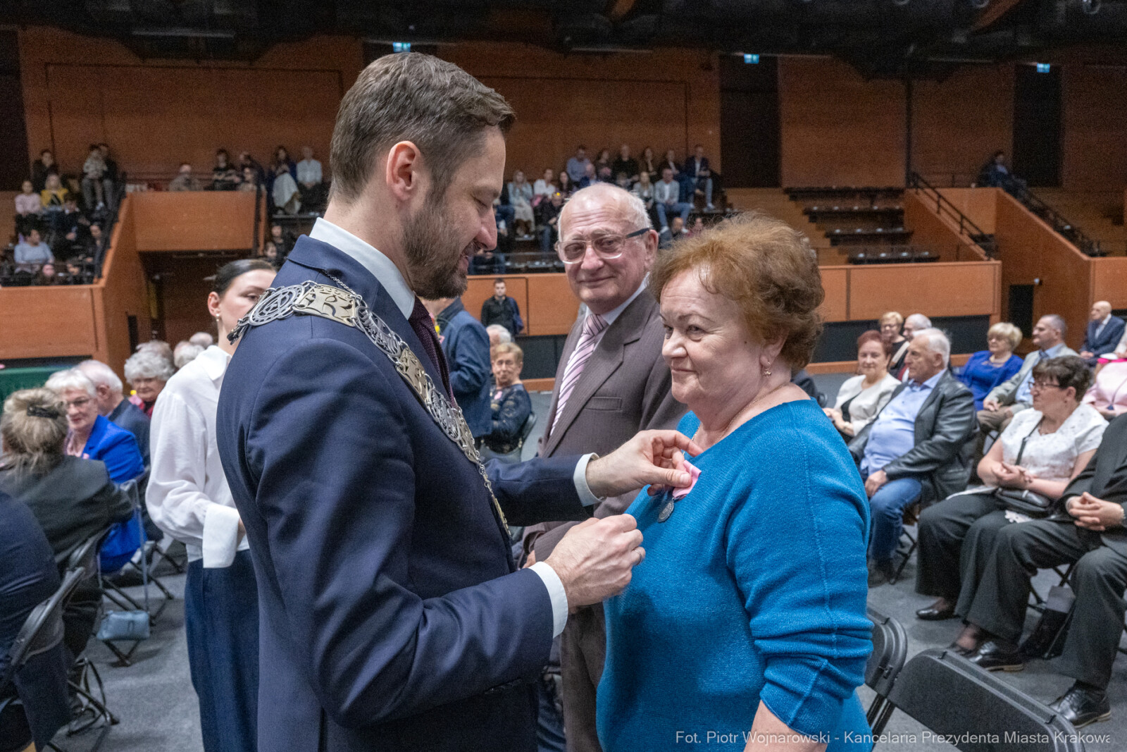 Miszalski, medale, seniorzy, Długoletnie Pożycie Małżeńskie, zdjęcia  Autor: Piotr Wojnarowski
