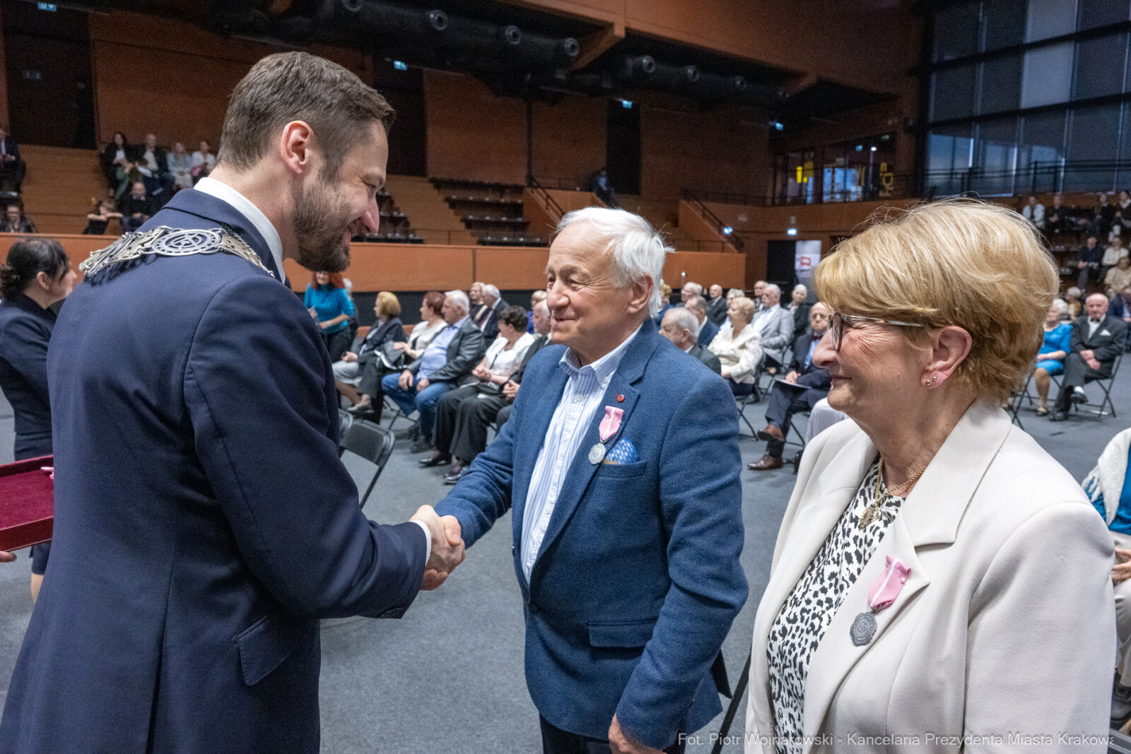 Miszalski, medale, seniorzy, Długoletnie Pożycie Małżeńskie, zdjęcia  Autor: Piotr Wojnarowski