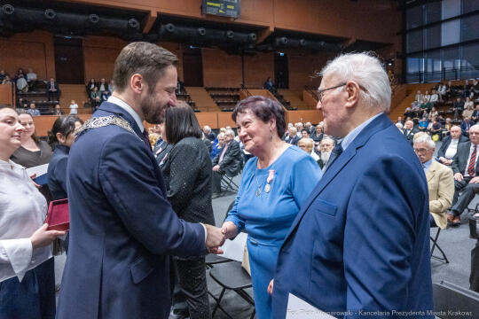 Miszalski, medale, seniorzy, Długoletnie Pożycie Małżeńskie, zdjęcia