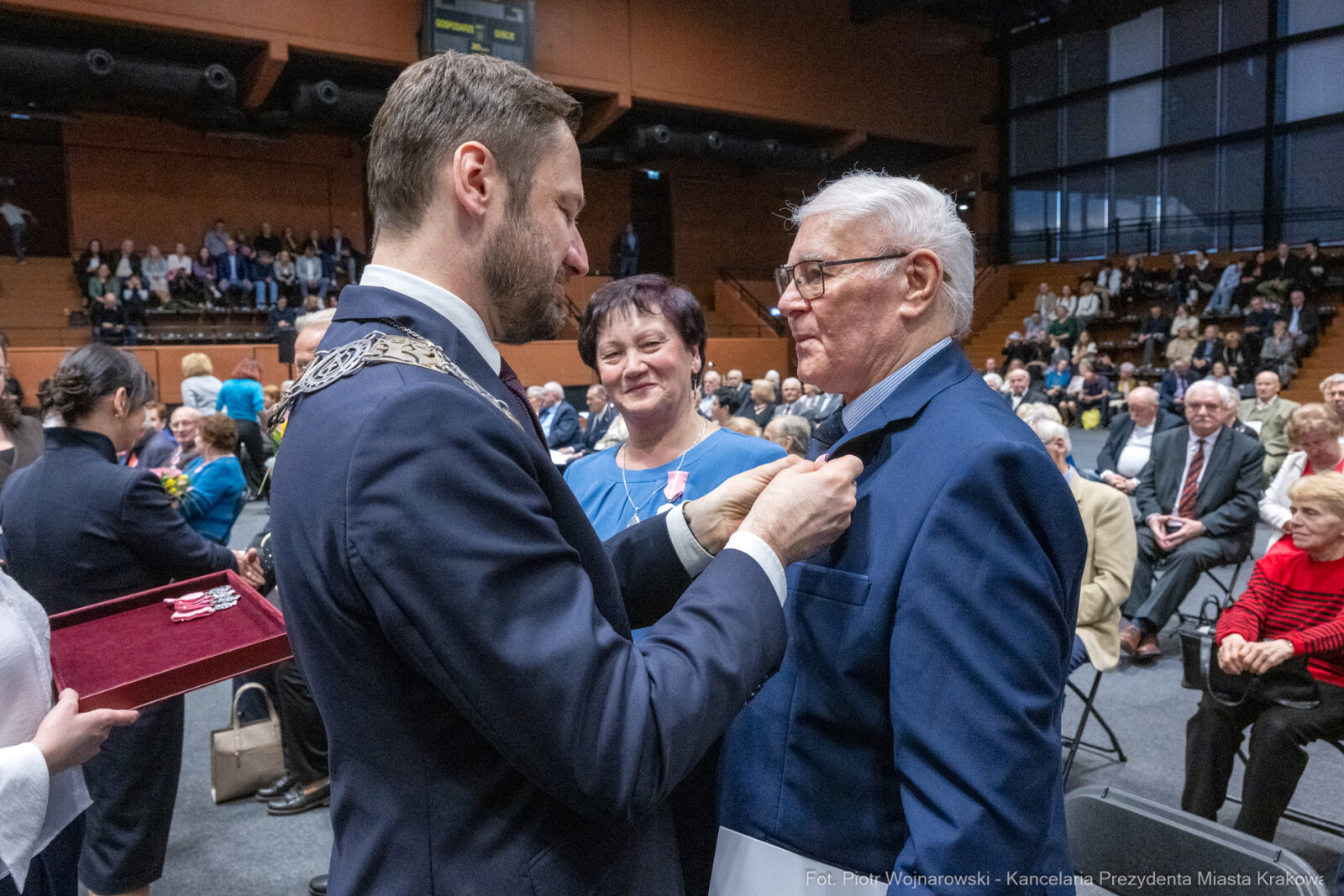 Miszalski, medale, seniorzy, Długoletnie Pożycie Małżeńskie, zdjęcia  Autor: Piotr Wojnarowski