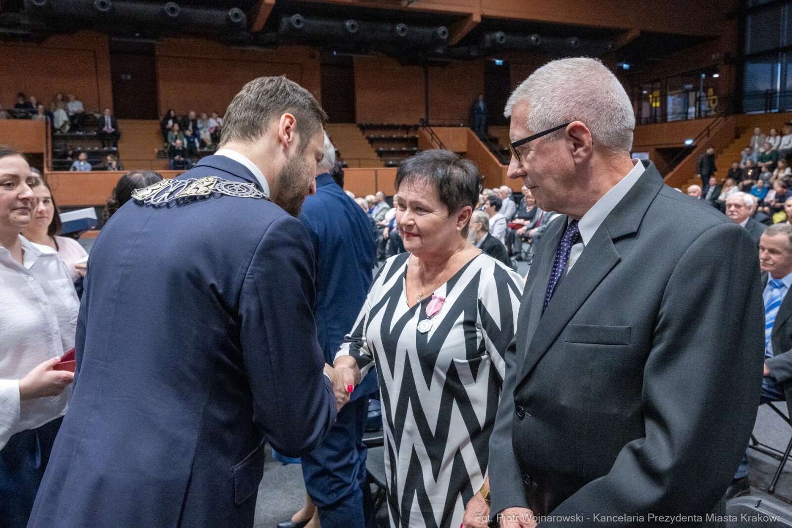 Miszalski, medale, seniorzy, Długoletnie Pożycie Małżeńskie, zdjęcia  Autor: Piotr Wojnarowski