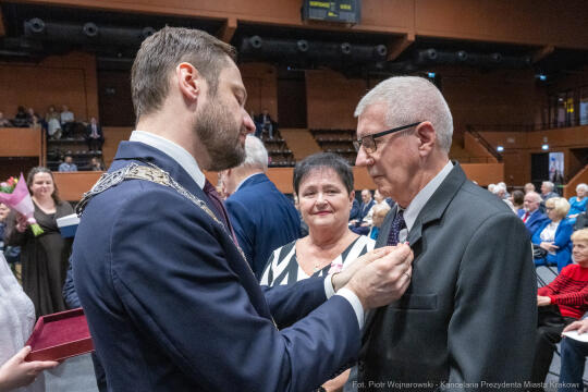 Miszalski, medale, seniorzy, Długoletnie Pożycie Małżeńskie, zdjęcia