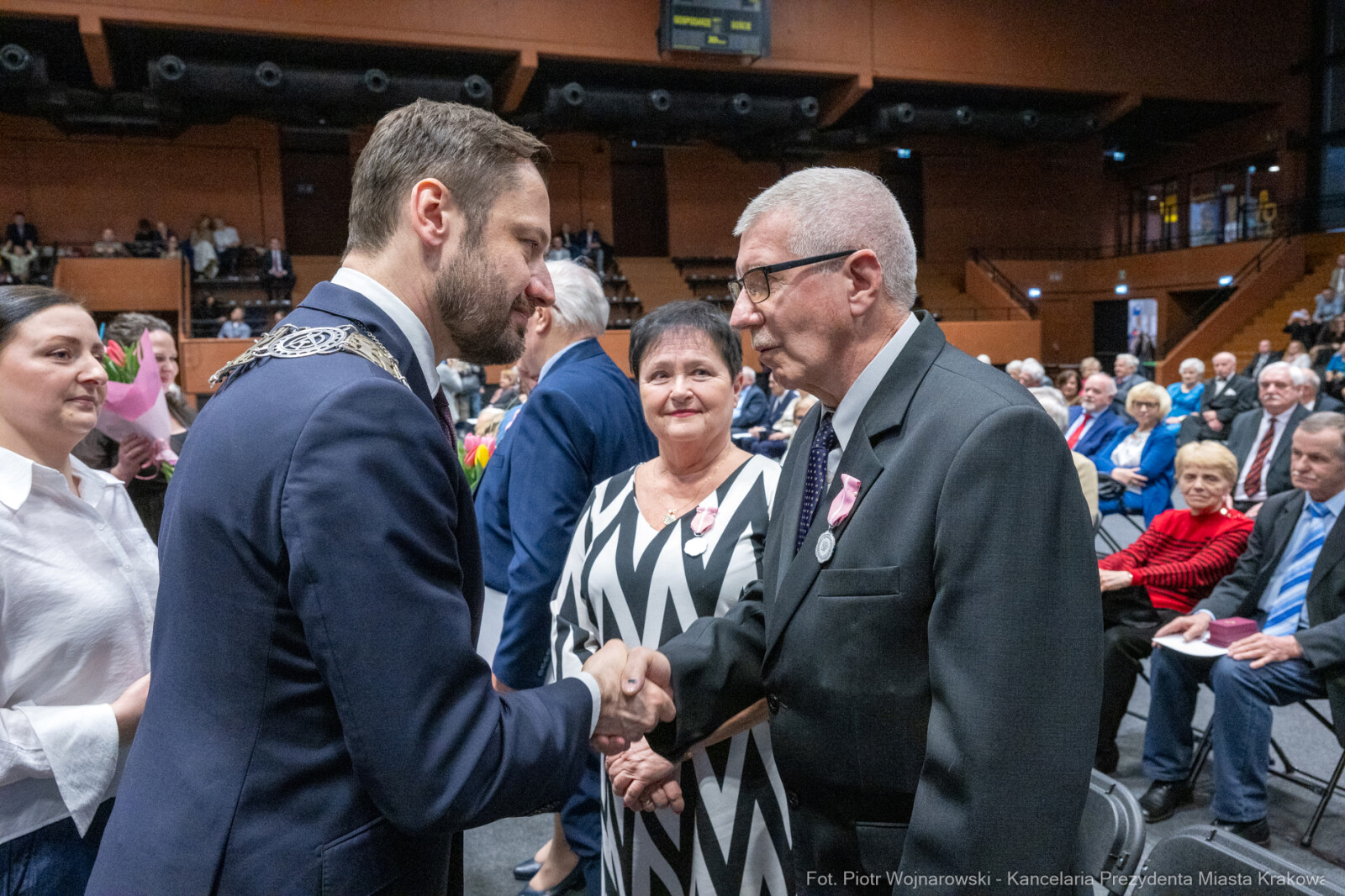 Miszalski, medale, seniorzy, Długoletnie Pożycie Małżeńskie, zdjęcia  Autor: Piotr Wojnarowski