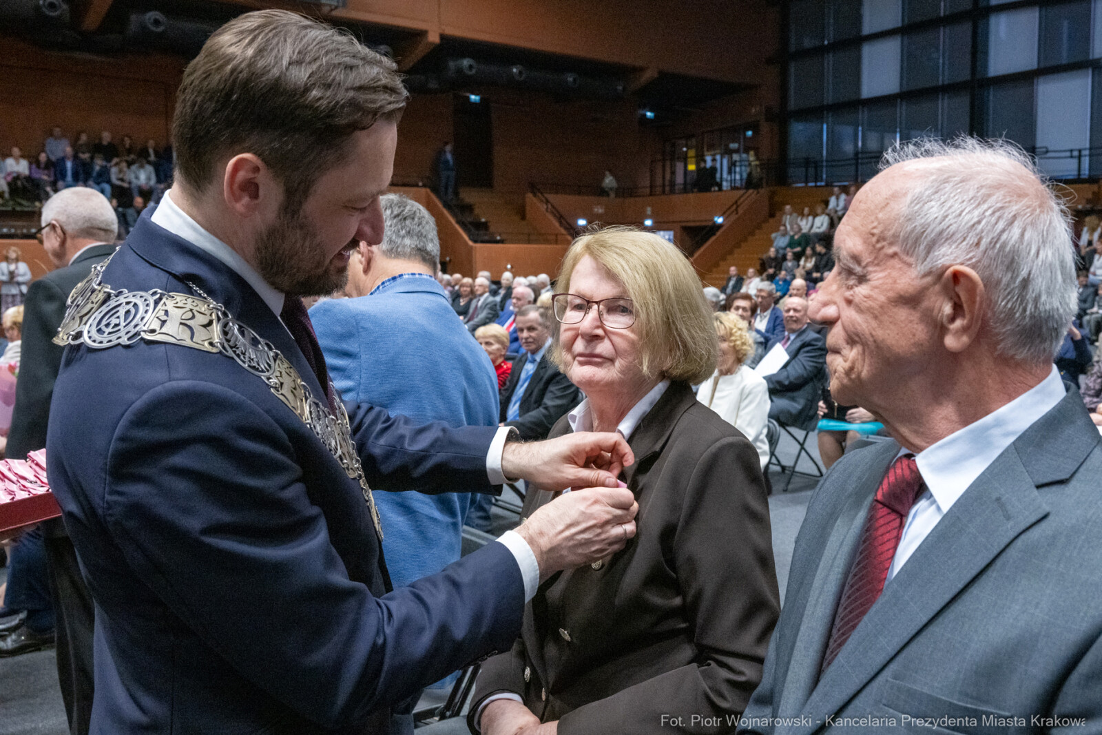 Miszalski, medale, seniorzy, Długoletnie Pożycie Małżeńskie, zdjęcia  Autor: Piotr Wojnarowski