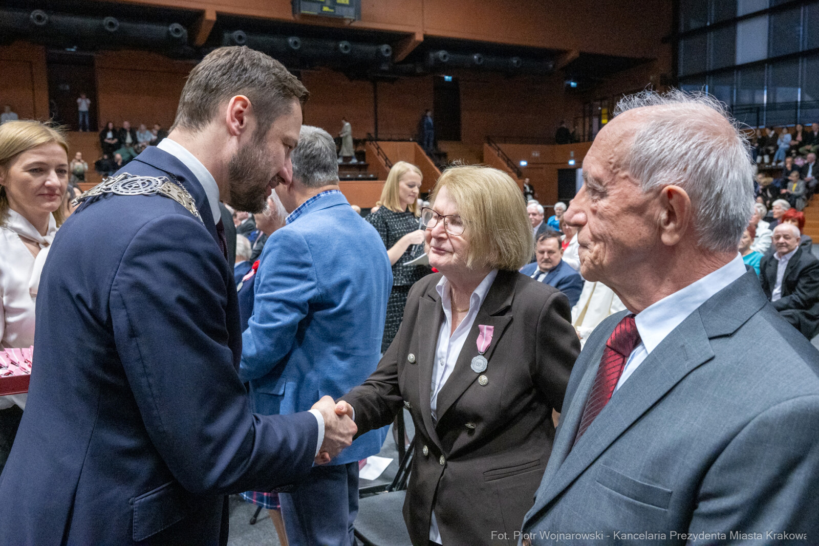 Miszalski, medale, seniorzy, Długoletnie Pożycie Małżeńskie, zdjęcia  Autor: Piotr Wojnarowski