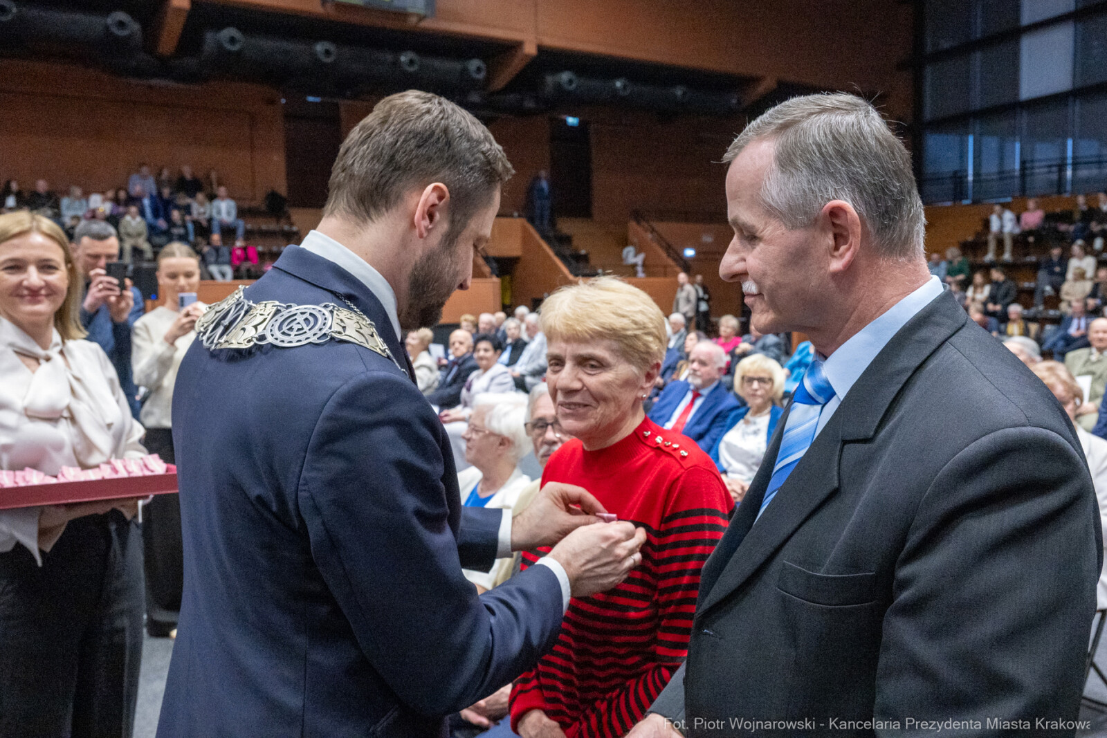 Miszalski, medale, seniorzy, Długoletnie Pożycie Małżeńskie, zdjęcia  Autor: Piotr Wojnarowski