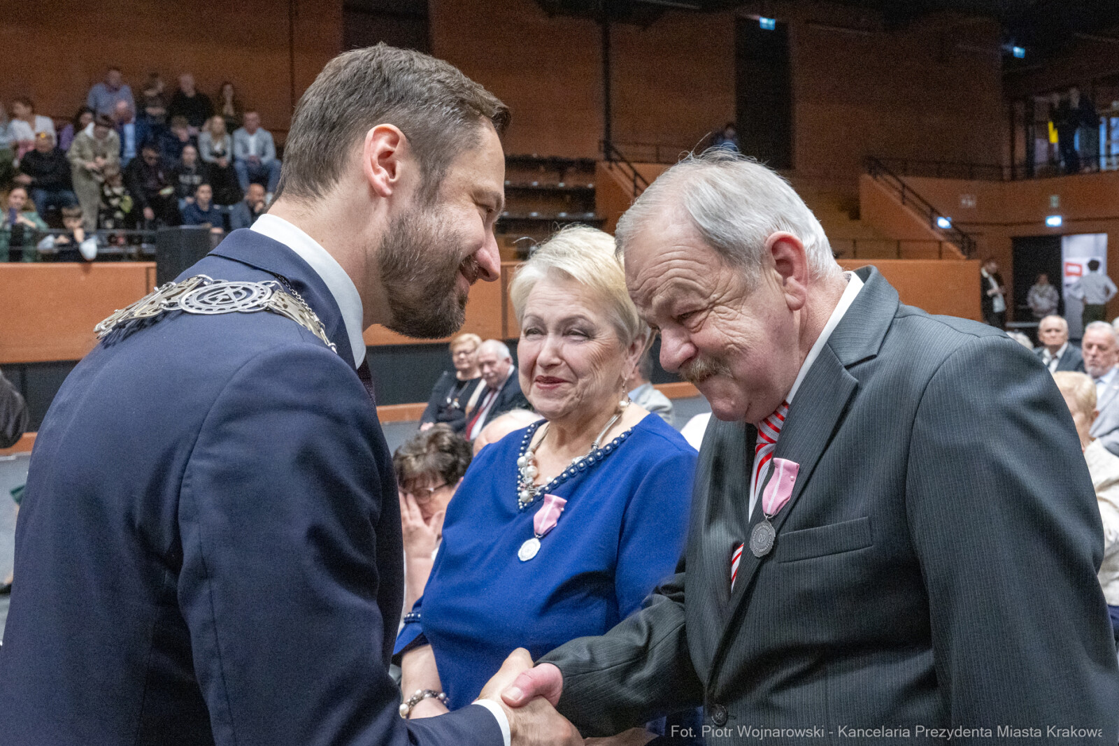 Miszalski, medale, seniorzy, Długoletnie Pożycie Małżeńskie, zdjęcia  Autor: Piotr Wojnarowski