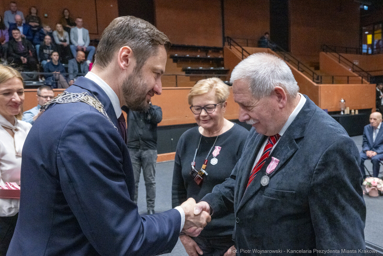 Miszalski, medale, seniorzy, Długoletnie Pożycie Małżeńskie, zdjęcia  Autor: Piotr Wojnarowski