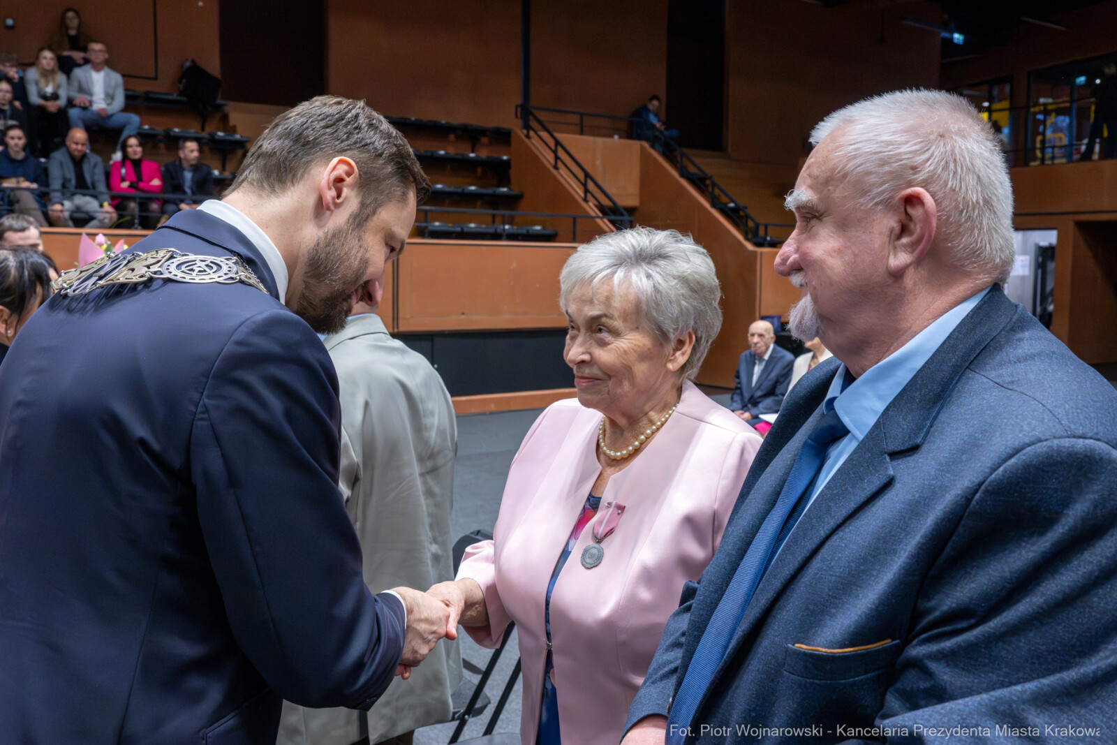 Miszalski, medale, seniorzy, Długoletnie Pożycie Małżeńskie, zdjęcia  Autor: Piotr Wojnarowski