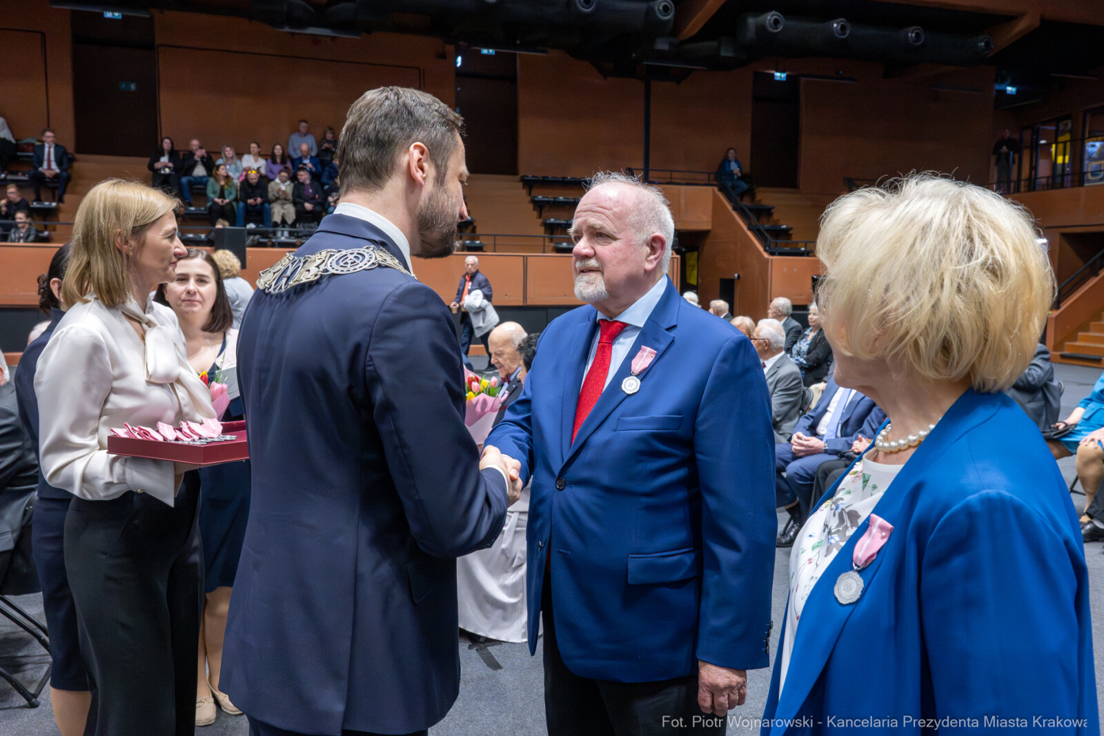 Miszalski, medale, seniorzy, Długoletnie Pożycie Małżeńskie, zdjęcia  Autor: Piotr Wojnarowski
