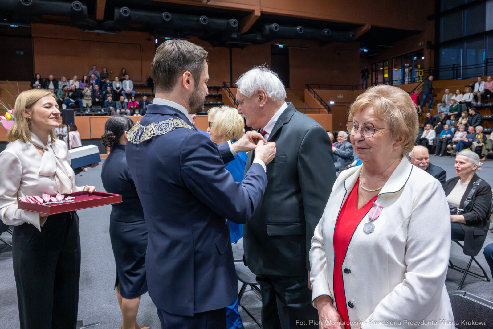 Miszalski, medale, seniorzy, Długoletnie Pożycie Małżeńskie, zdjęcia  Autor: Piotr Wojnarowski