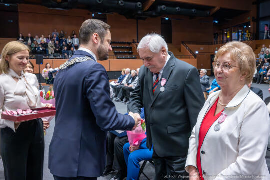 Miszalski, medale, seniorzy, Długoletnie Pożycie Małżeńskie, zdjęcia