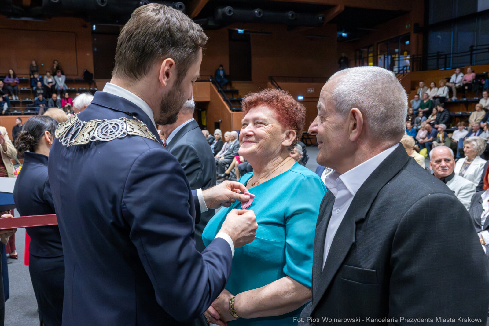 Miszalski, medale, seniorzy, Długoletnie Pożycie Małżeńskie, zdjęcia  Autor: Piotr Wojnarowski