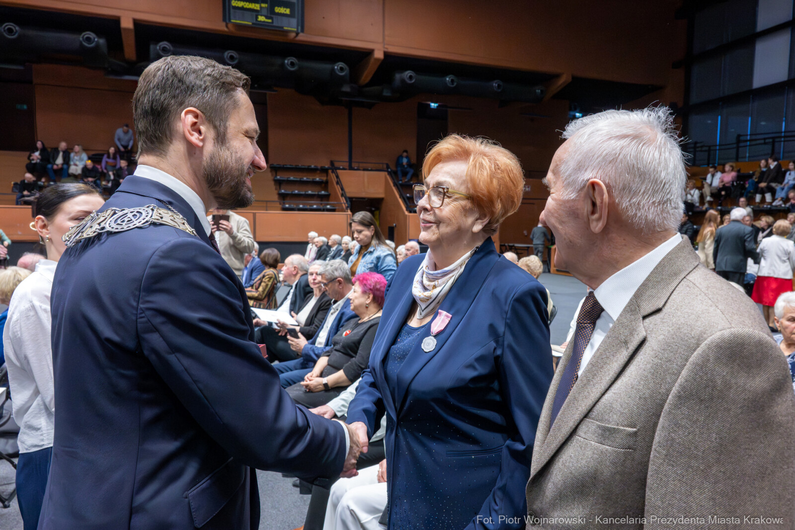 Miszalski, medale, seniorzy, Długoletnie Pożycie Małżeńskie, zdjęcia  Autor: Piotr Wojnarowski
