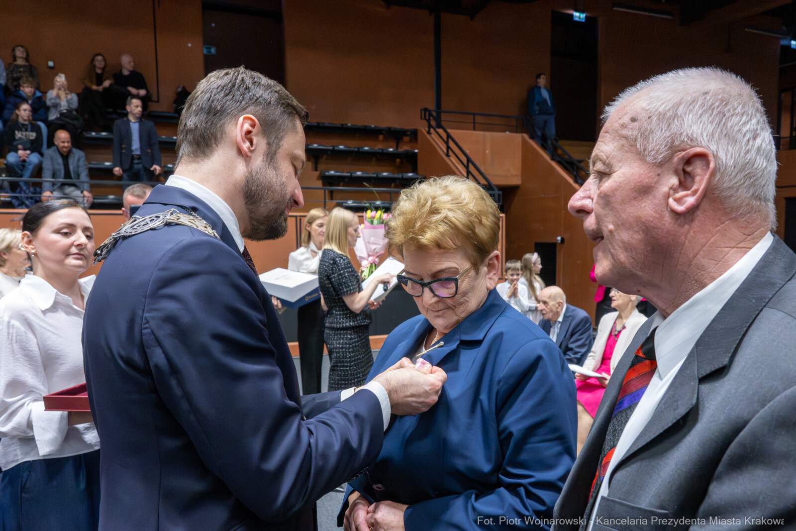 Miszalski, medale, seniorzy, Długoletnie Pożycie Małżeńskie, zdjęcia  Autor: Piotr Wojnarowski