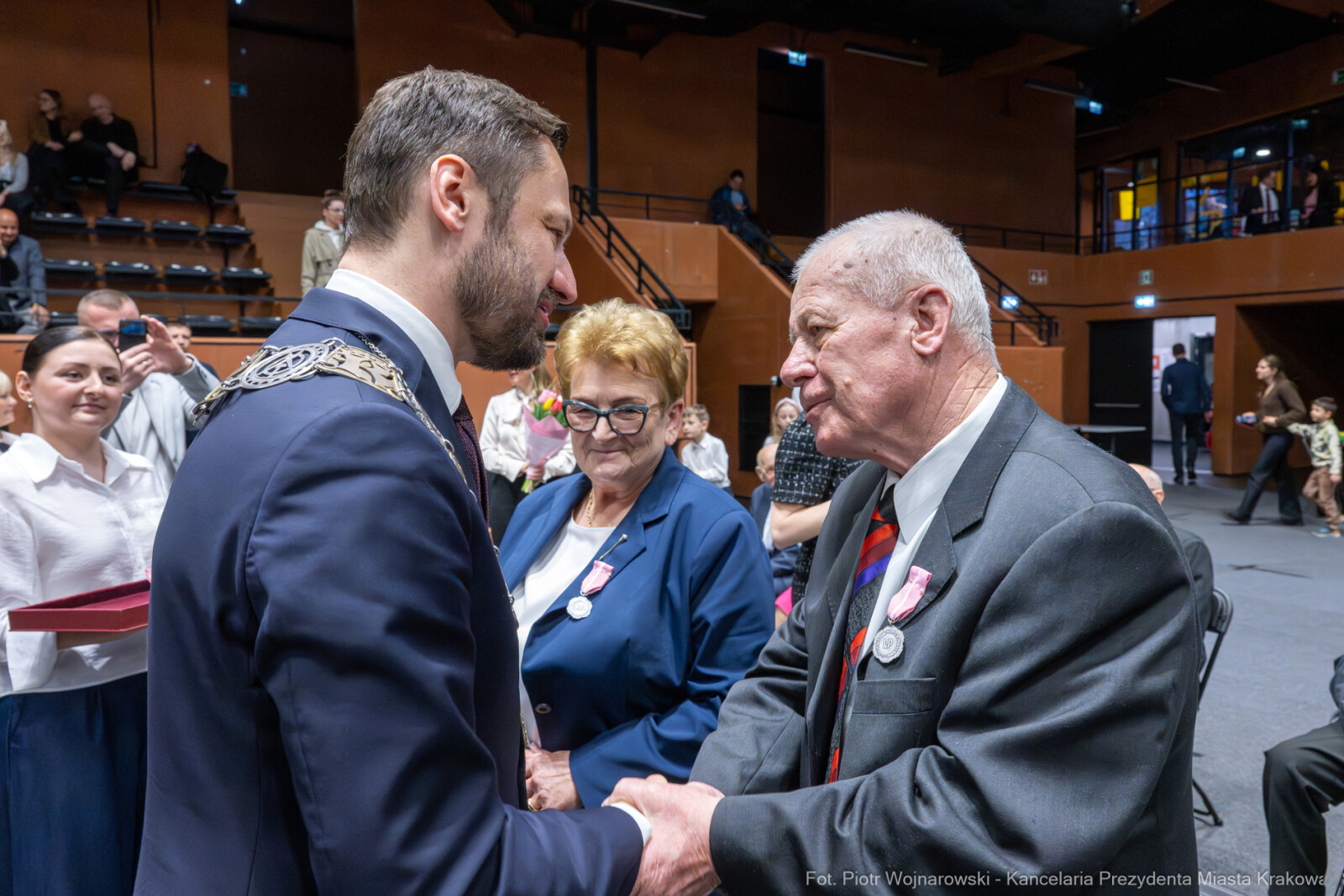 Miszalski, medale, seniorzy, Długoletnie Pożycie Małżeńskie, zdjęcia  Autor: Piotr Wojnarowski